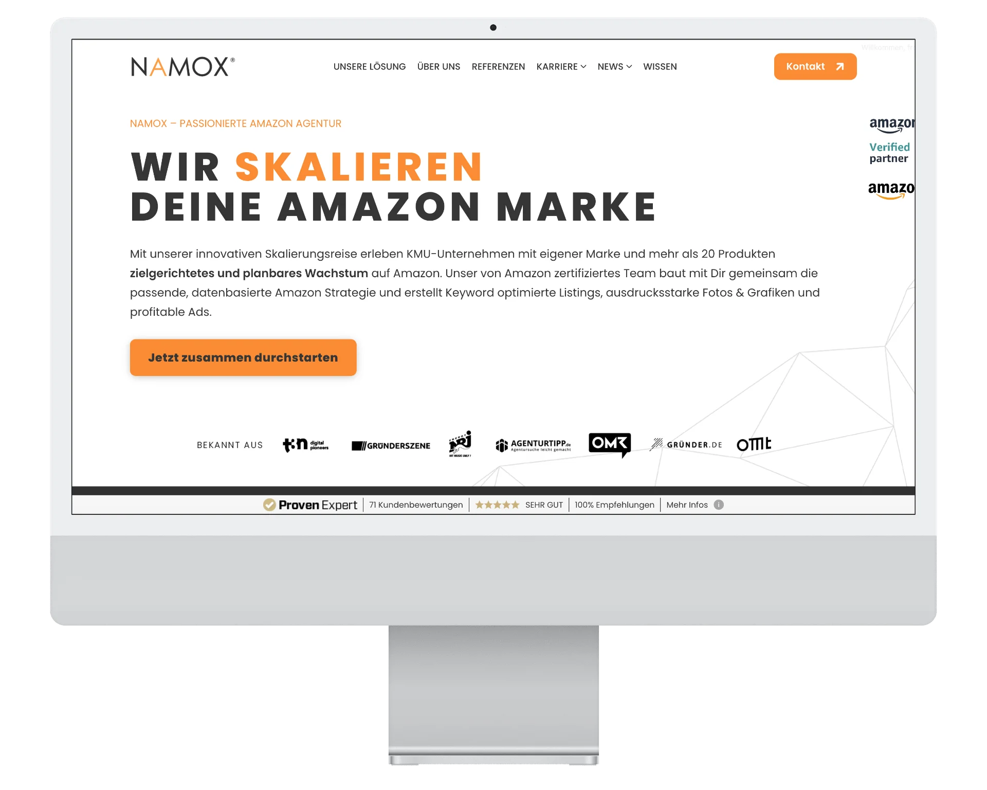 NAMOX - Wir skalieren deine Amazon Marke